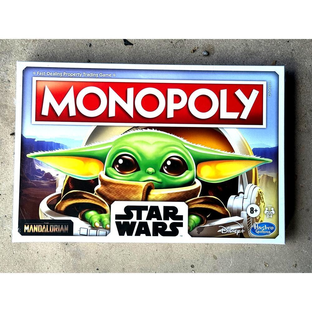 Star Wars Monopoly Board Game Mandalorian Edition Grogu Baby Yoda Tokens NEW